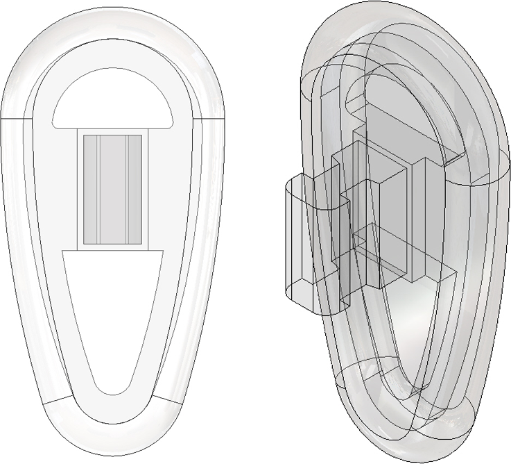 Push On Vinylon Nose Pads